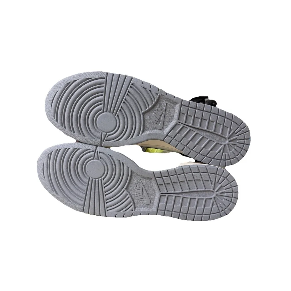 Nike By You Dunk High ID White Grey Green | DV2273-900 Size Men 14/Women 15.5